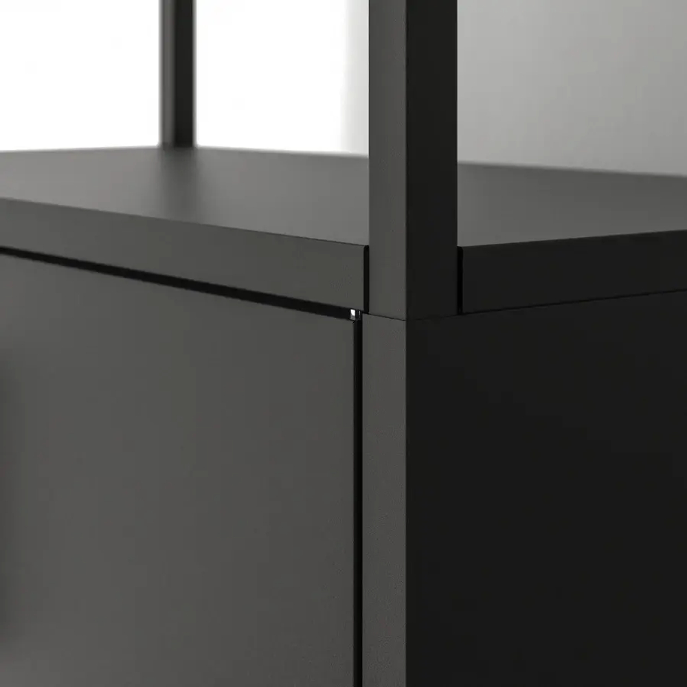 Шкаф - TROTTEN IKEA/ ТРОТТЕН ИКЕА,  110х70 см, черный
