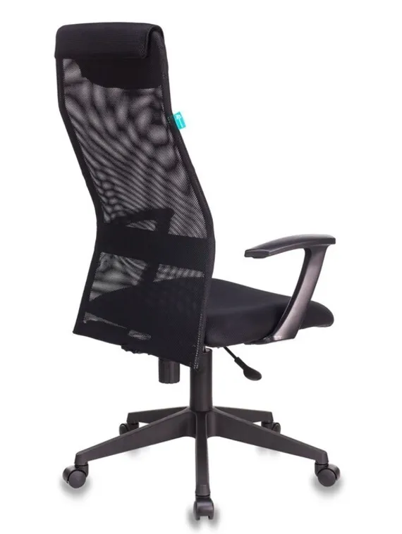 Кресло руководителя  Бюрократ, черный, спинка сетка, KB-8N/BLACK, TW-01 TW-11