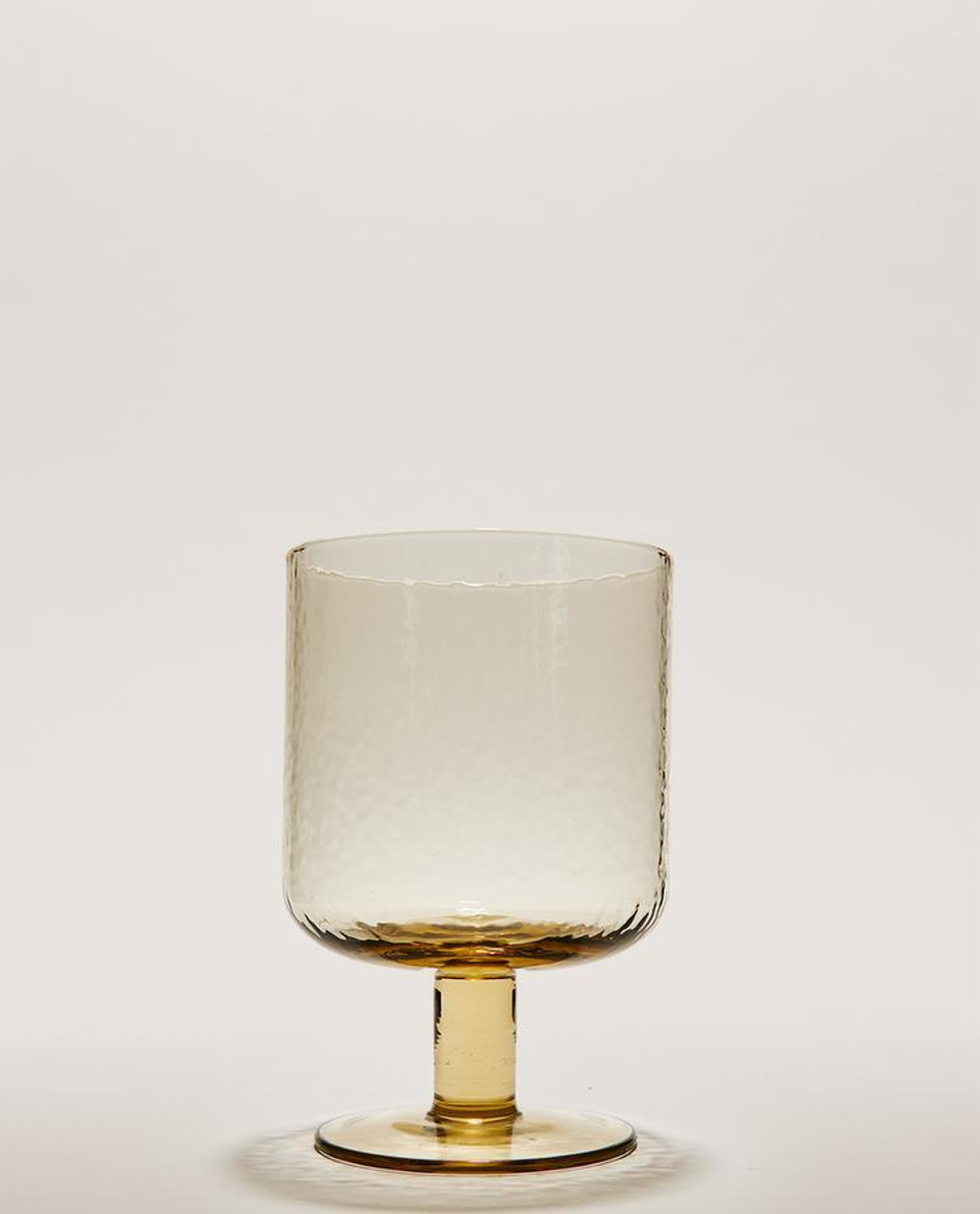 ZARA HOME СТЕКЛЯННЫЙ БОКАЛ ДЛЯ ВИНА, КАРАМЕЛЬНЫЙ