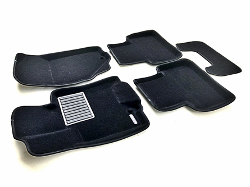 Коврики салона для INFINITI QX 50 (2015-2017) Euromat 3D Business черные. Арт. EMC3D-002803