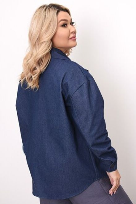 Рубашка джинсовая УК-1777-1 Fabrika Фото 2