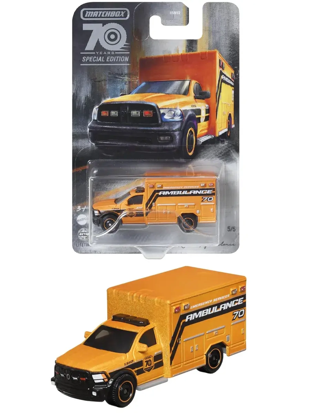 Машинка Хот Вилс Matchbox 2019 Ram Ambulance HMV12 HMV17