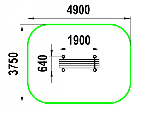 Лавка для развития мышц брюшного пресса наклонная