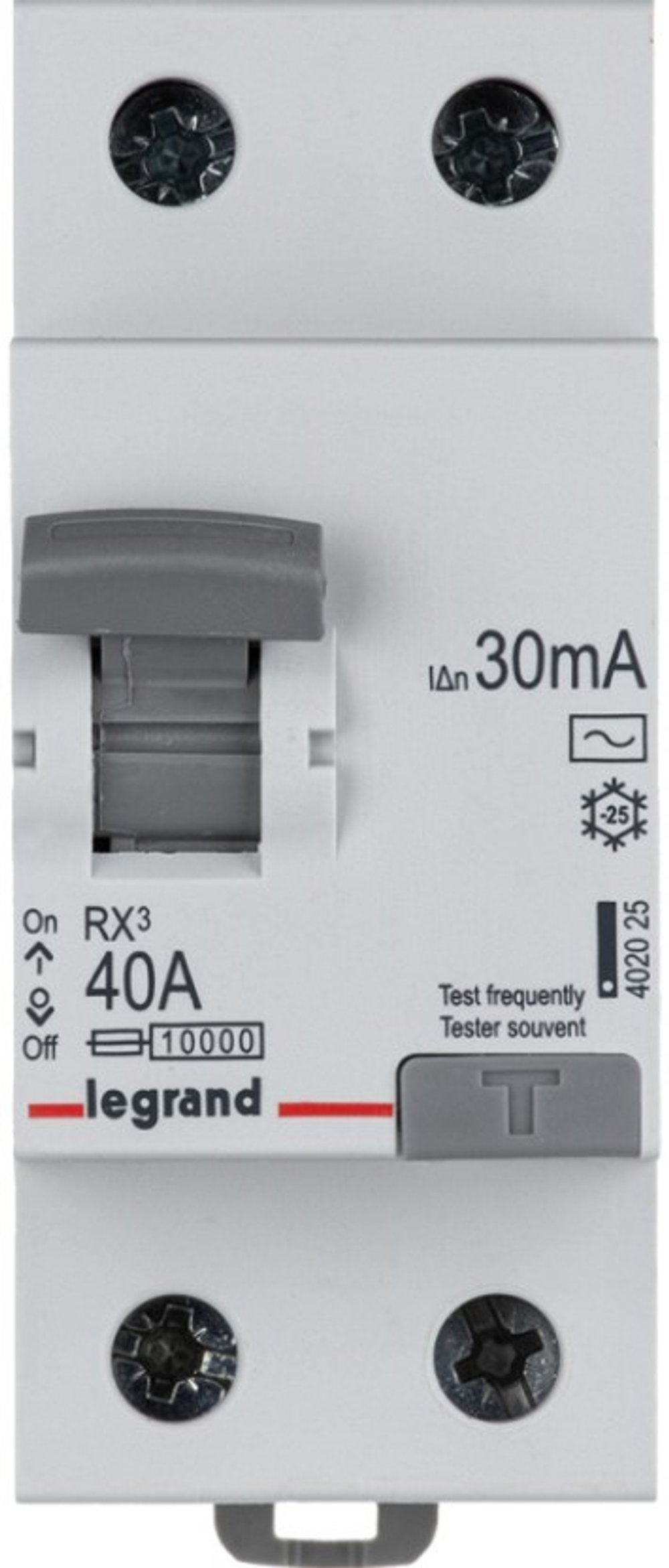 Выключатель дифференциального тока (ВДТ, УЗО)  Legrand 402025