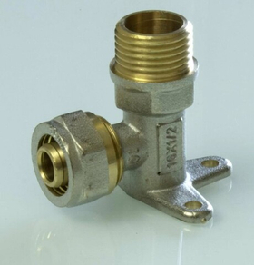 Угольник м/п с креплением В 16х1/2"