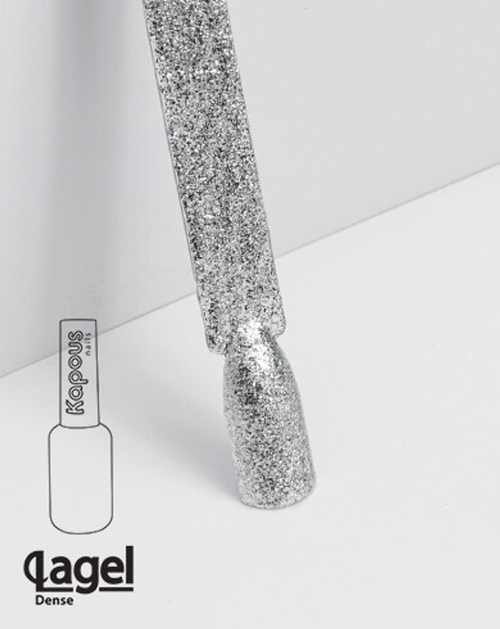 1836 Удивительный сказочник, гель-лак «Lagel Dense», 8 мл