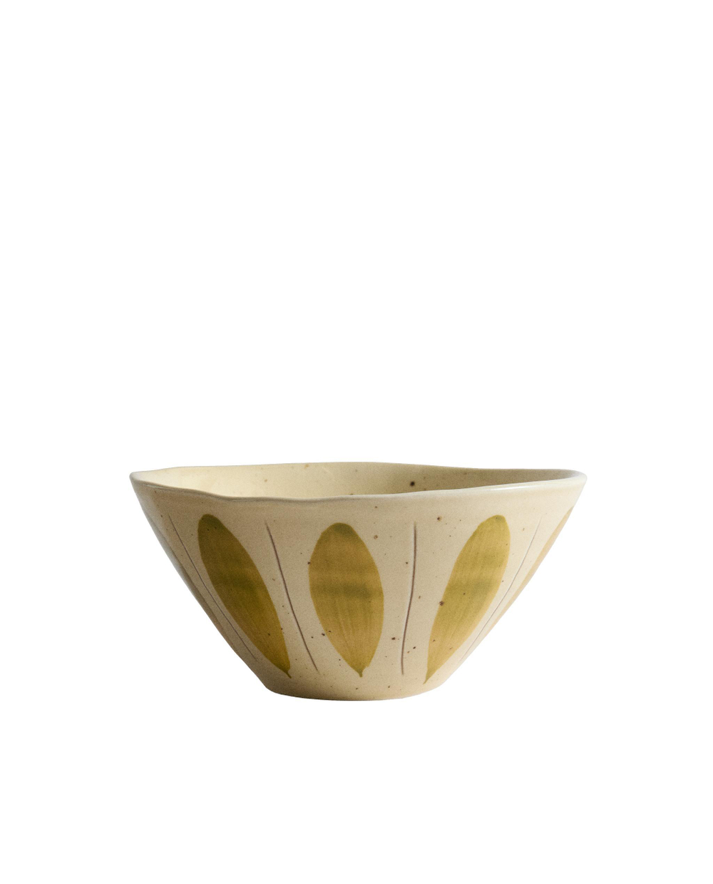 Zara Home миска из фаянса, цвет зелёный, 17.5 см