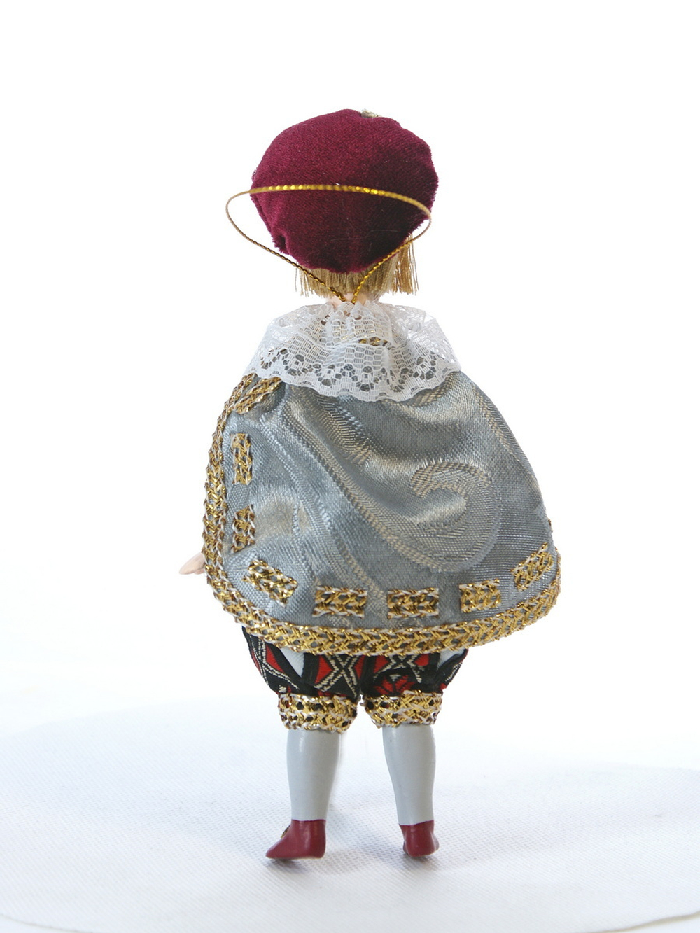 Кукла-подвеска сувенирная фарфоровая Паж