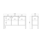 Комод BERGEN BG041