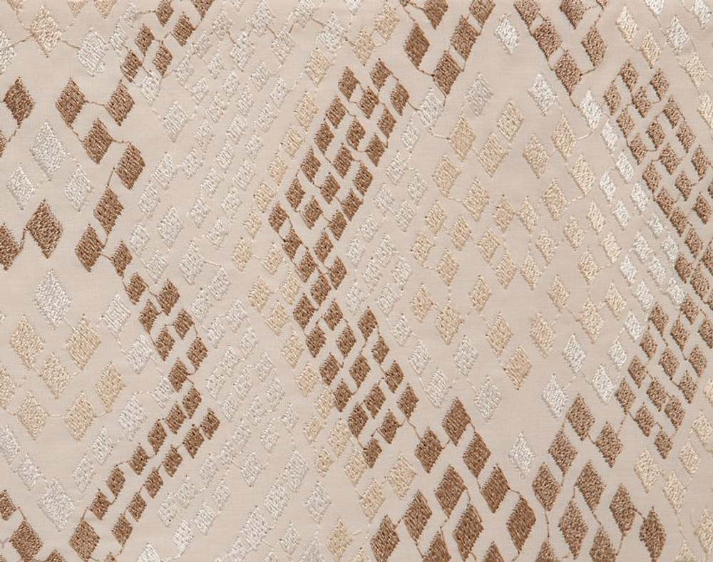 Элитное постельное белье Snake умбра от Luxberry вышивка