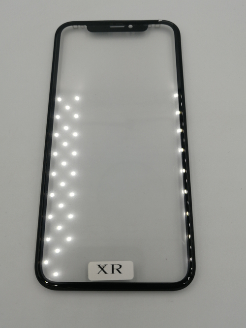 Стекло для дисплея Apple iPhone Xr в сборе с рамкой OCA Черное