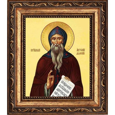 Антоний Дымский преподобный. Икона на холсте.