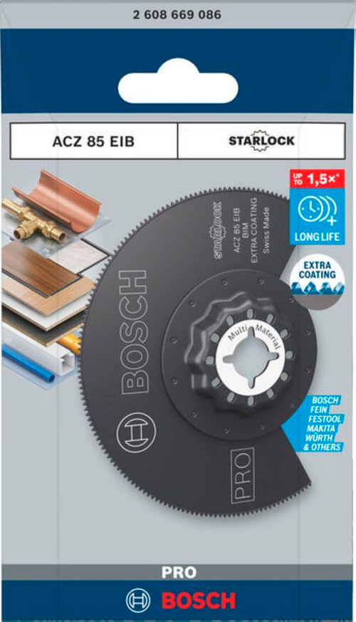 Сегментированный пильный диск PRO ACZ 85 EIB 85 мм BOSCH 2608669086