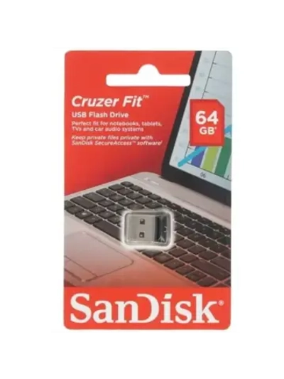 Память USB Flash 64 ГБ Cruzer Fit SDCZ33-064G-G35 BLACK