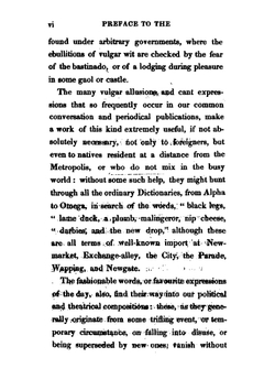 Classical dictionary of the vulgar tongue | Francis Grose