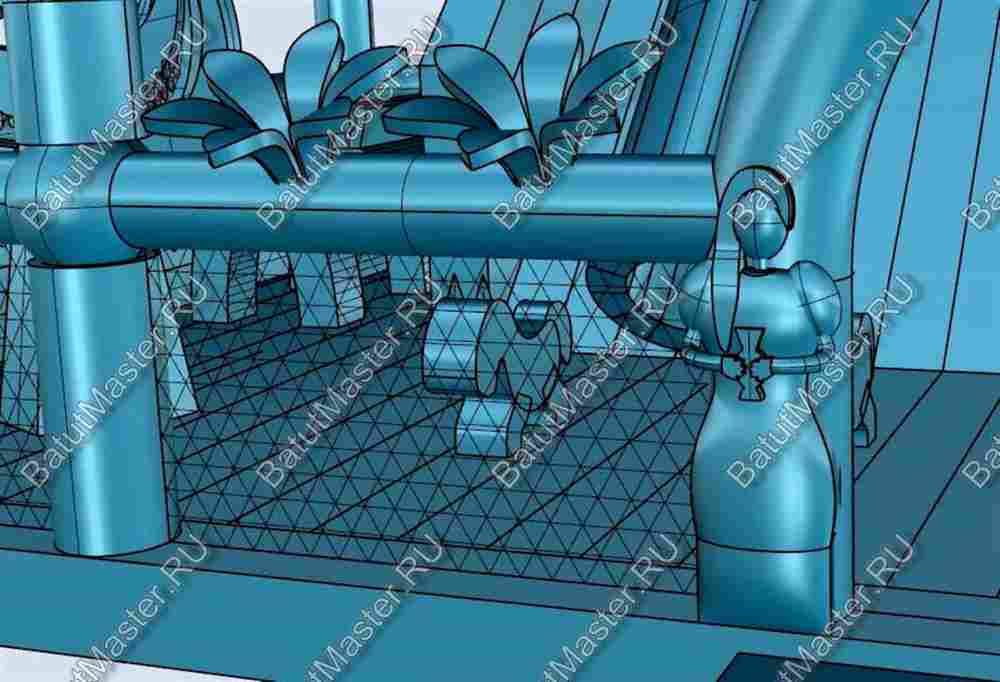 Коммерческий надувной батут "Нюргун Боотур"