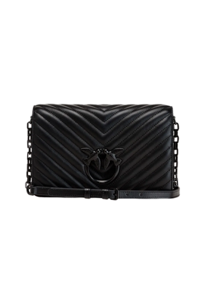 CLASSIC LOVE BAG CLICK CHEVRON – limo black block colour