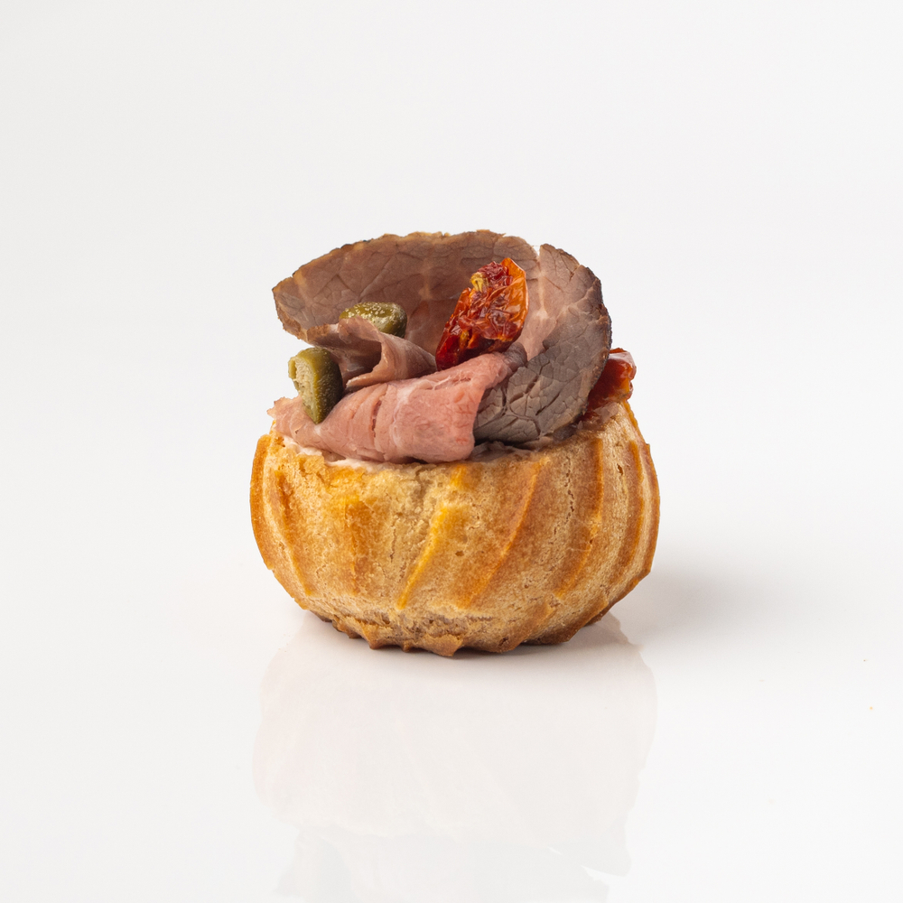 Профитроли с ростбифом 16 шт