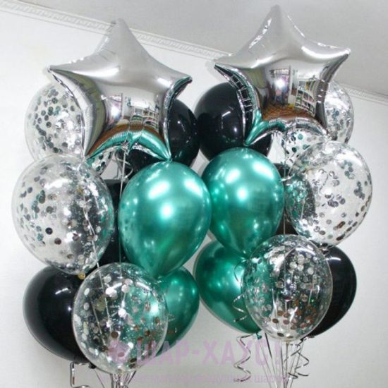 Фонтан из шаров "Для мужчин 12"