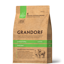 Grandorf Adult Mini Lamb&Rice - корм низкозерновой для собак мелких пород (ягненок с рисом)