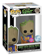 Фигурка Funko POP! Bobble Marvel I Am Groot Groot With Cheese Puffs (FL) (Exc)