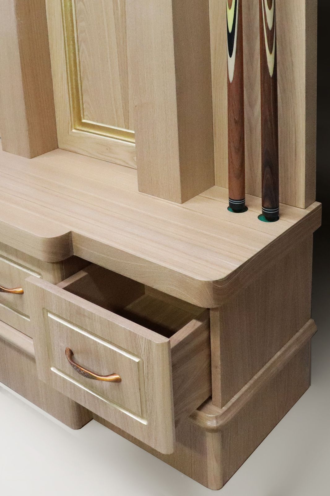 Киевница High-style Lux ясень мдф шпон (№4,Сукно Euro Pro 50 ш1.98м Yellow green) фото №4