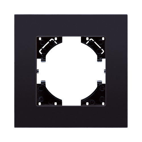 Рамка 1-постовая, стекло черный Kollinger Reflex MG RM1BK