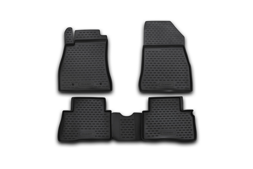 Коврики Standard, в салон NISSAN Juke, 2010-2014, 2014-  крючок T/L 4 шт. (полиуретан, чёрные) Element.CARNIS10045