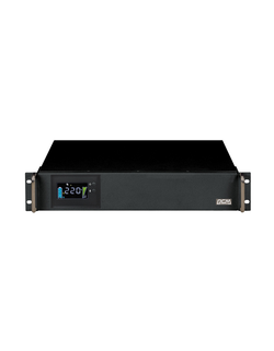 Powercom King Pro RM KIN-1200AP, LCD, 1200VA/960W, Rack mount 2U, 6*IEC320-C13 (2 surge & 4 batt), SNMP Slot, black (1152596)