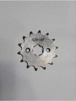 - Звезда ведущая для питбайка, мопеда (428-14Т) 17мм сталь
