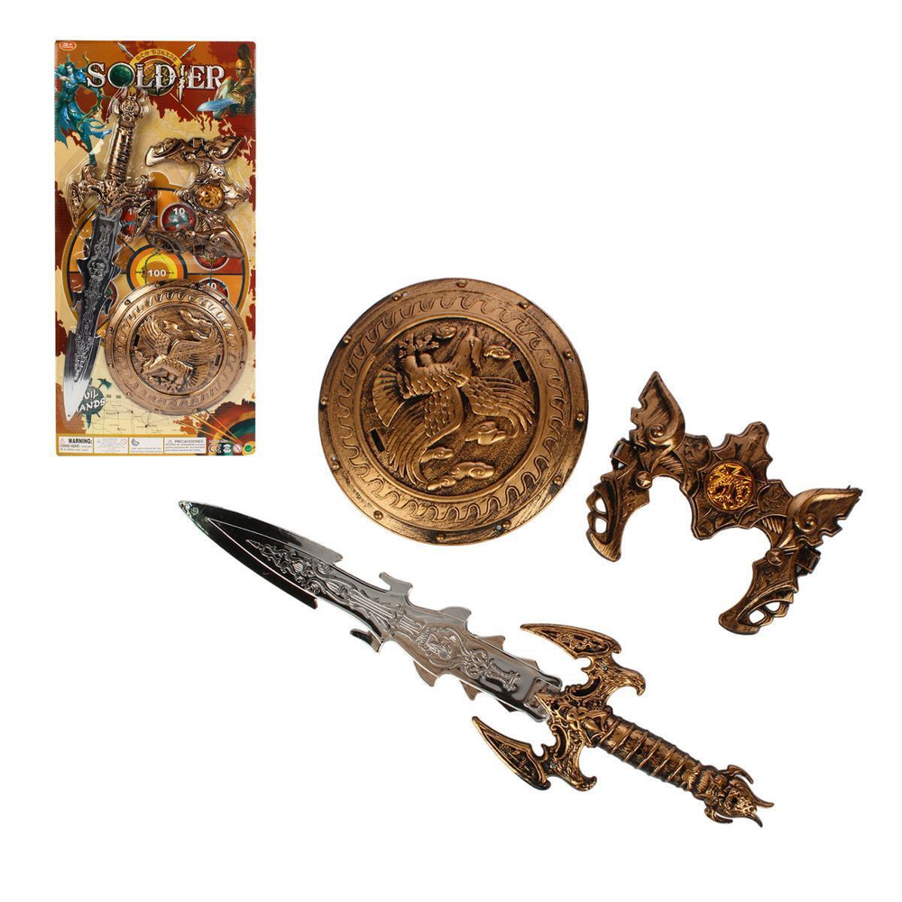 Набор оружия рыцаря, блистер 1389-46