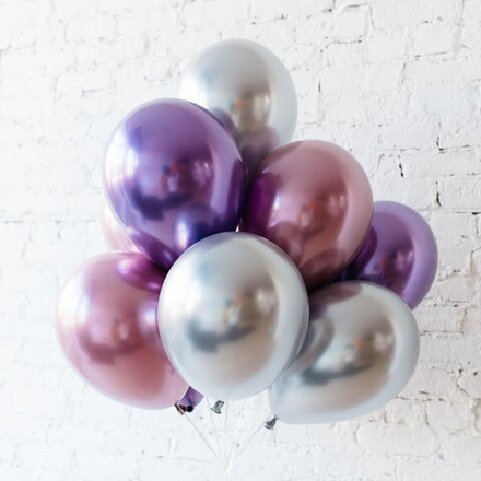 Сет "Purple + Silver Chrome" 10 шт.