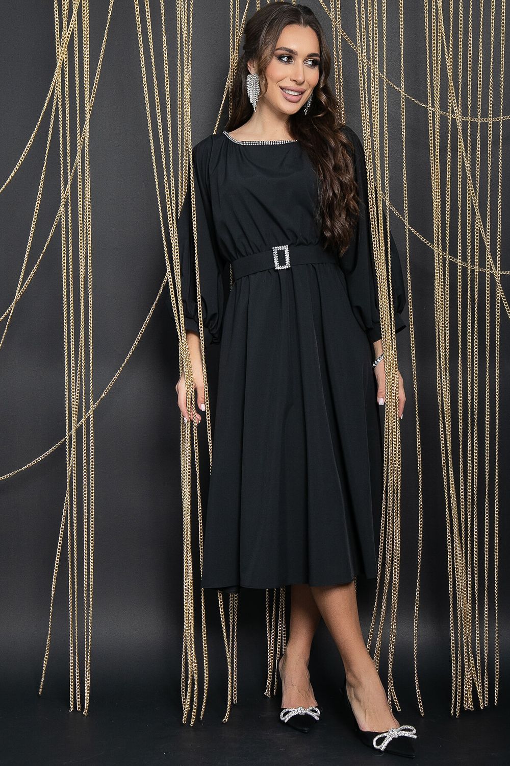 Платье Утонченный вкус (черное) П11728 LT Collection