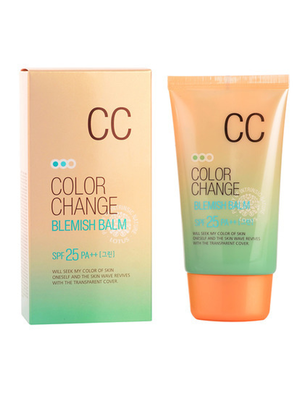 [Welcos] Kwailnara Lotus Color Change Blemish Balm - СС крем тональный, 50 мл