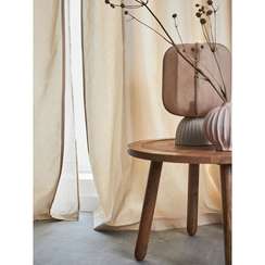 Штора из хлопка базовая бежевого цвета из коллекции essential, 150х290 см