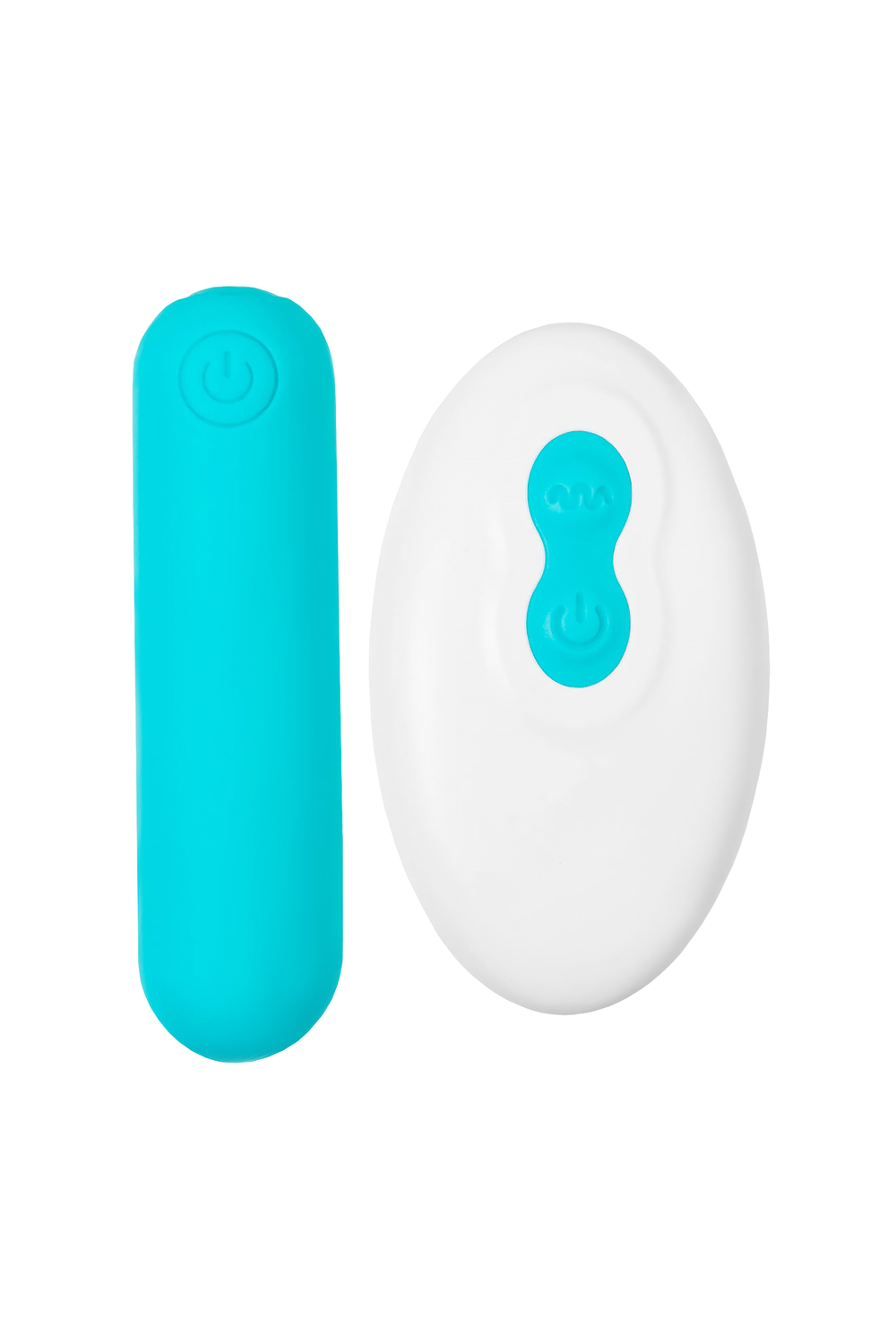 Вибропуля с пультом д/у A-toys Tnim голубая 6,5 см