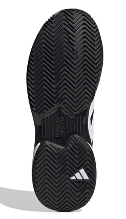 Мужские кроссовки теннисные Adidas CourtJam Control M - core black/cloud white/core black