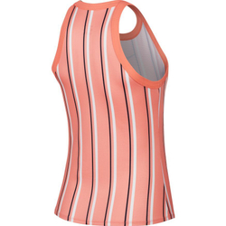 Женский топ теннисный Nike Court W Printed Dry Tank - sunblush/obsidian