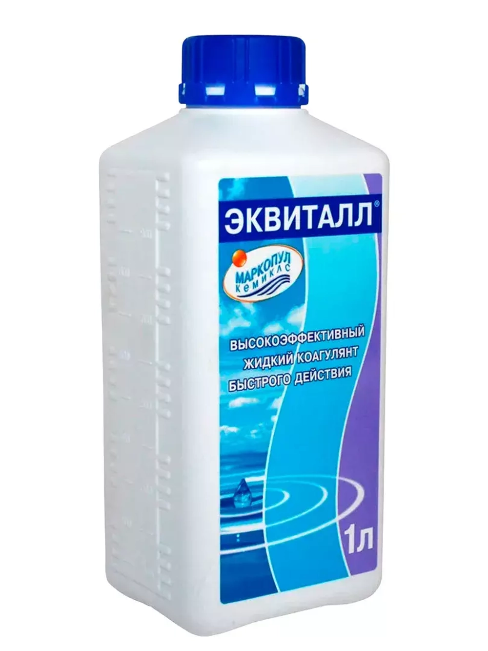 Эквиталл - 1л - Коагулянт для бассейна жидкий для осветления воды - Маркопул Кемиклс