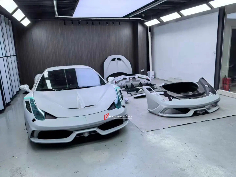 Карбоновый обвес переделка для Ferrari 458 Italia 2009-2015 в Speciale Феррари