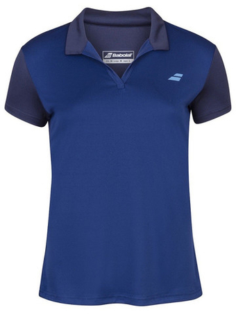 Женское поло Babolat Play Polo Women - небесный