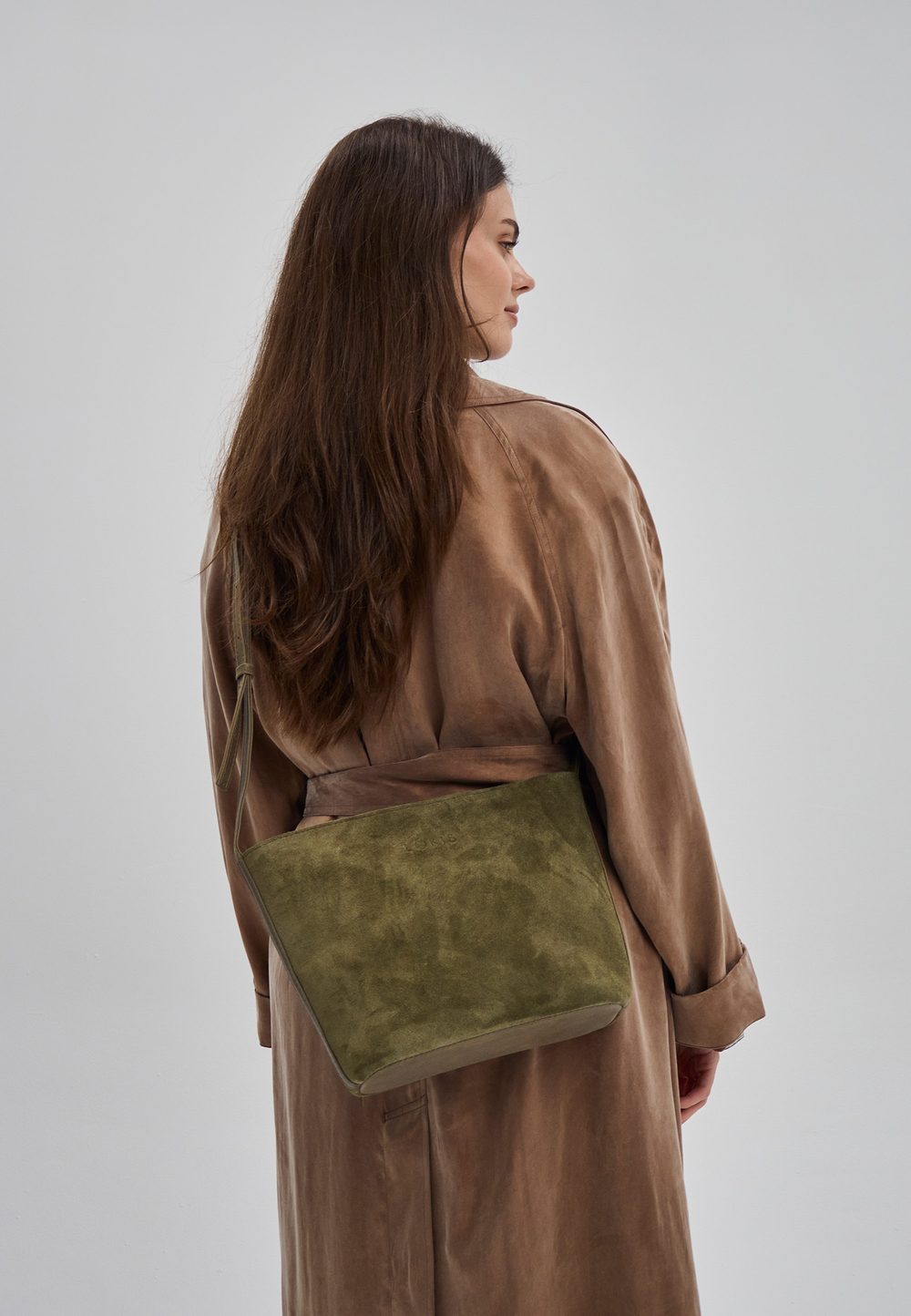 сумка через плечо хаки