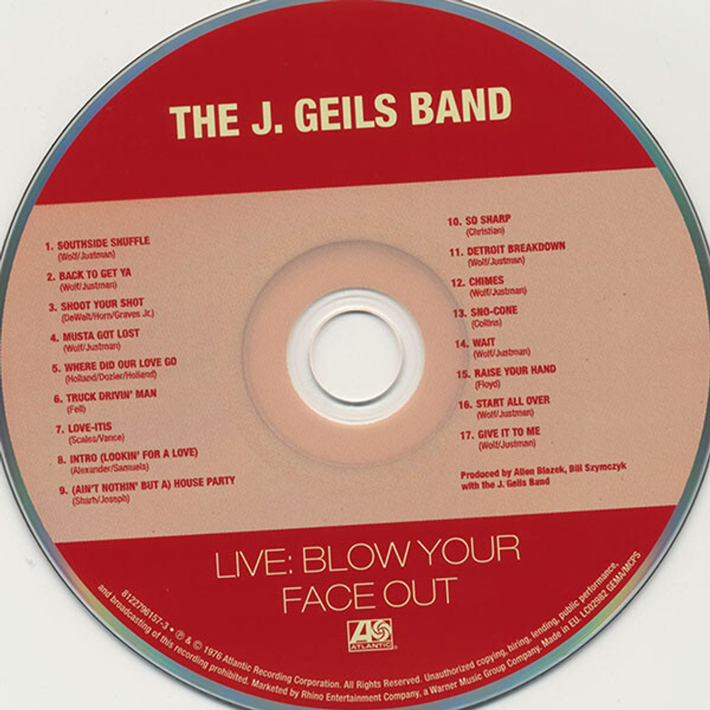 The J. Geils Band / Original Album Series (Vol. 2)(5CD)