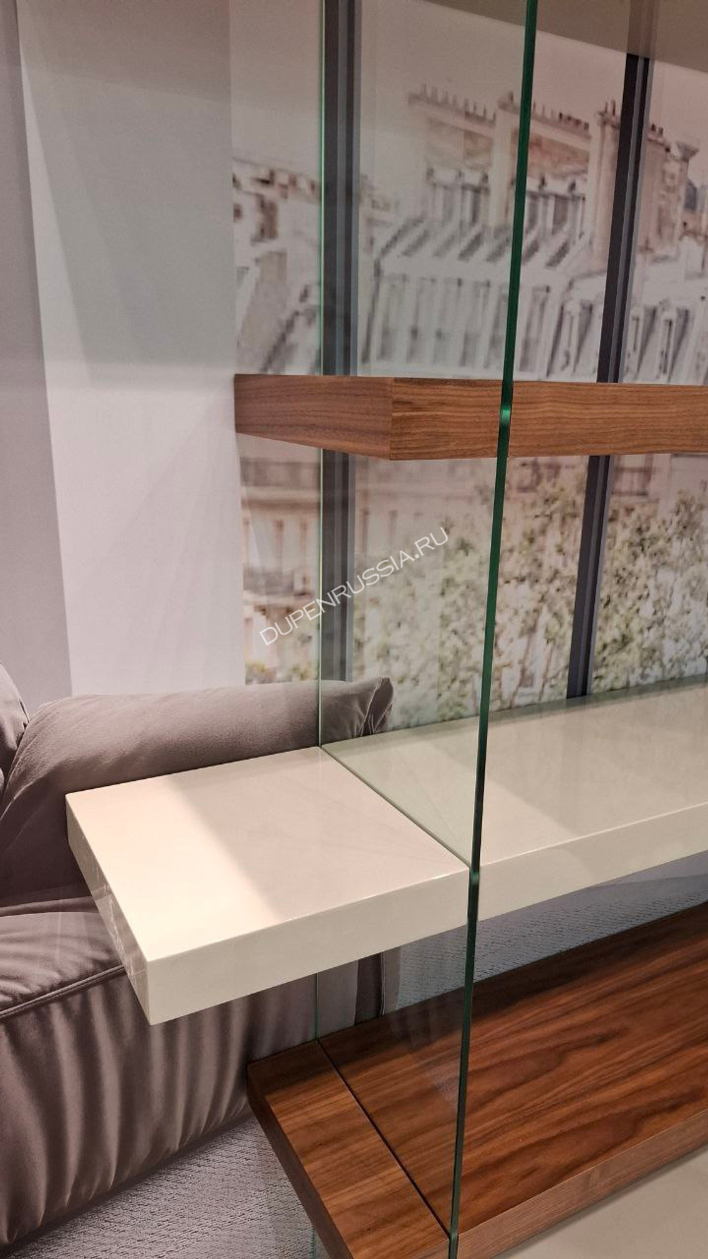 Стеллаж HC-SC-001-A SO-323 глянец/белый/орех