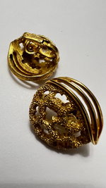 Ажурные клипсы crown trifari