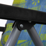 Кресло складное с подлокотниками Джинс 1608-GGR, 55*71*95 см, ДоброСад