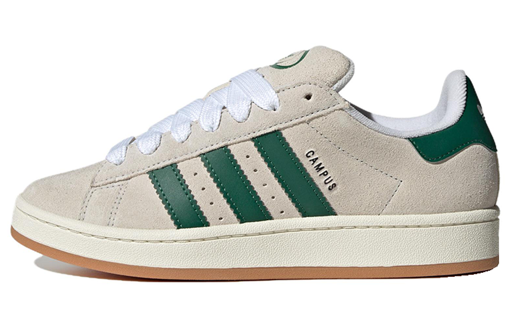 Adidas originals Campus 00S W Damping Anti-slip Wear Low Aid Sports Casual Shoes Women's White Green