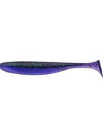 Приманка силиконовая Keitech Easy Shiner 4" PAL #01 Chartreuse Red Flake, 3 упаковки по 7 штук