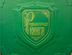 Подарочная родословная книга "Восточная", натуральная кожа