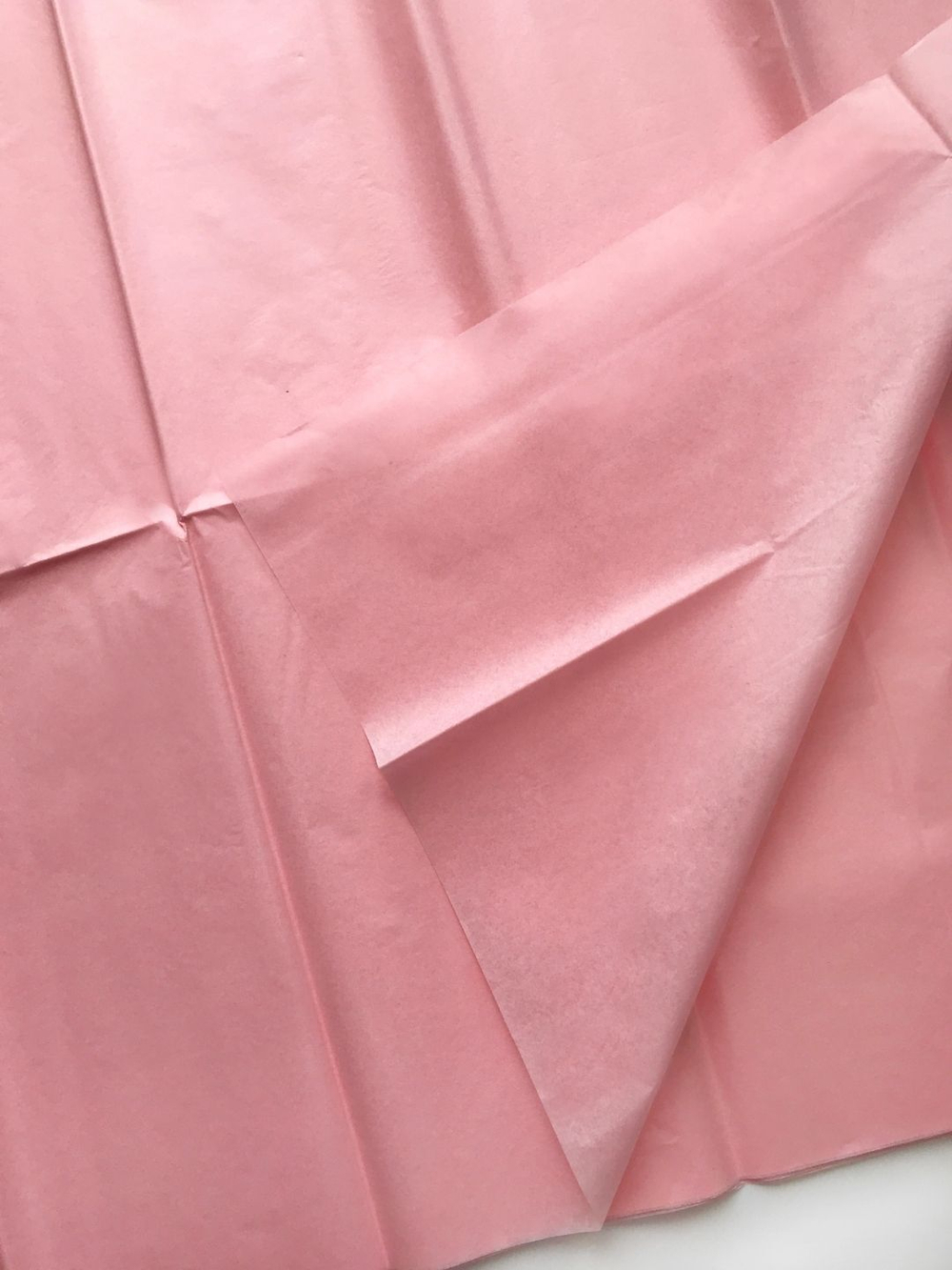 Бумага тишью 50 х 66 см (10 листов), светло-розовая